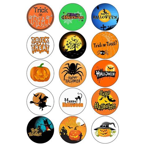 halloween cupcake toppers edible